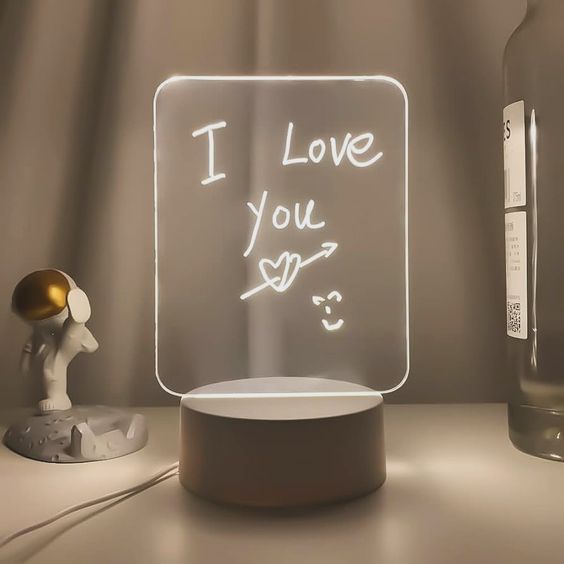 Ljusbrädan - En plats för fina ord i ljus